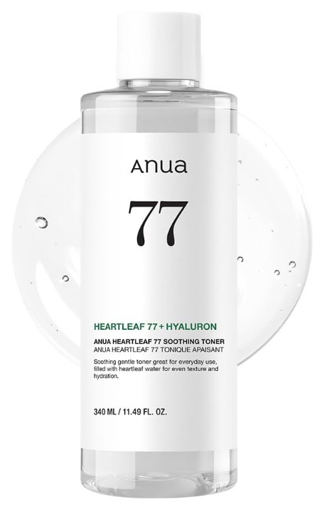 ANUA Dokdam 77 Soothing Toner 340ml Japan