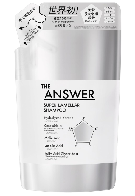 The ANSWER Super Lamella Shampoo Refill Non-Silicone Kao 320ml Japan