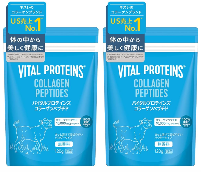 Nestle Vital Proteins Collagen Peptides Powder 120g x 3 Set Japan