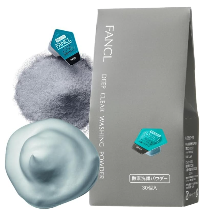 FANCL Deep Clear Facial Cleansing Powder 30 Pieces Enzyme Additive-Free Pore Blackhead Japan #1 Best Seller
