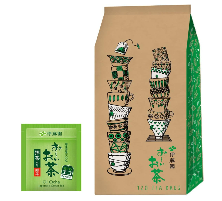 Ito En Oi Ocha Green Tea Matcha Eco Tea Bags 1.8g x 120 Japan