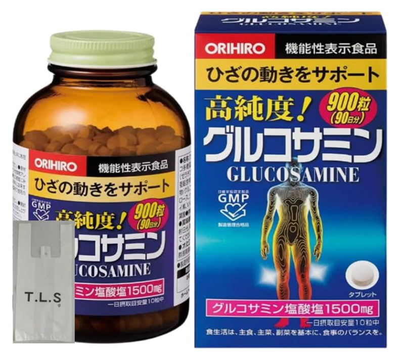 Orihiro High Purity Glucosamine Chondroitin 900 Tablets 90 Day Supply Japan